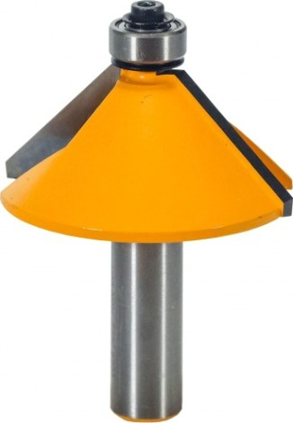 Фреза по дереву ЭНКОР ф50.8х27, 45°, хв. 8Мм кромочная конусная [9239]
