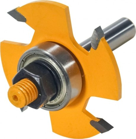 Фреза по дереву ЭНКОР ф50.8х3, хв. 8мм кромочная фальцевая [10562]