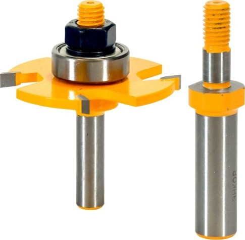 Фреза по дереву ЭНКОР ф50.8х4, 2 хв. 8/12мм кромочная фальцевая [10563]