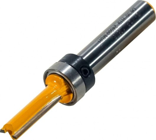 Фреза по дереву ЭНКОР ф6.35х19, хв. 8мм кромочная прямая [10533]