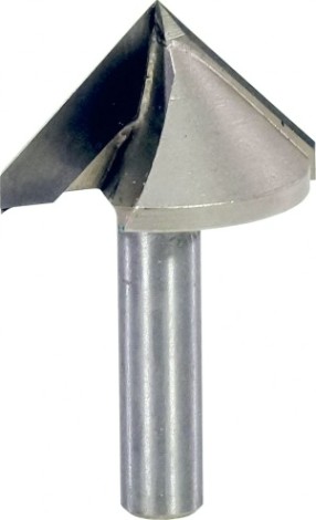 Фреза по дереву ЭНКОР галтельная v-обр 90° ф38,мм, хв 8мм [28049]