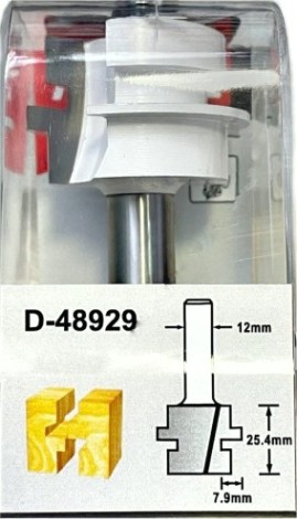 Фреза по дереву MAKITA D-48929 пазо-шиповая 41,3х25,4х12х76,2х2т