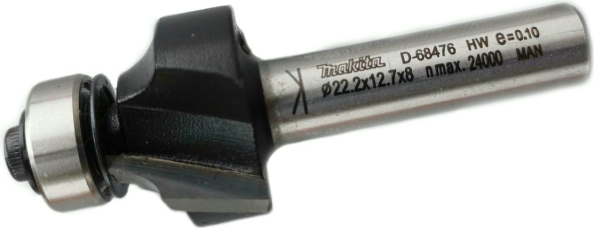 Фреза по дереву MAKITA D-68476 кром. калевочная 4.8r 22,2х12,7х8х55х2т