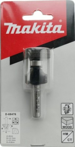 Фреза по дереву MAKITA D-68476 кром. калевочная 4.8r 22,2х12,7х8х55х2т