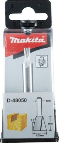Фреза по дереву MAKITA Ласточкин хвост D-48050 6,35х8x864x2t [D-48050]