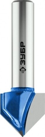 Фреза по дереву ЗУБР ПРОФЕССИОНАЛ 12.7x13мм, угол 90°мм, галтельная v-образная [28752-12.7]