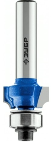 Фреза по дереву ЗУБР ПРОФЕССИОНАЛ 17.3x7мм, радиус 2.4мм, кромочная калевочная №1 [28701-17.3]