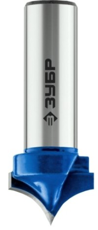 Фреза по дереву ЗУБР ПРОФЕССИОНАЛ 19x13мм, радиус 10мм, фасонная №4 [28743-19-13]