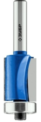 Фреза по дереву ЗУБР ПРОФЕССИОНАЛ 19x25.4мм, хвостовик 8мм, кромочная с нижним подши [28727-19-25.4]