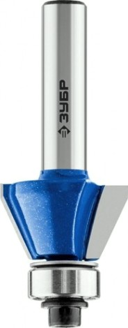 Фреза по дереву ЗУБР ПРОФЕССИОНАЛ 22.2x13мм, кромочная калевочная(фасочная) №9 [28711-22.2]