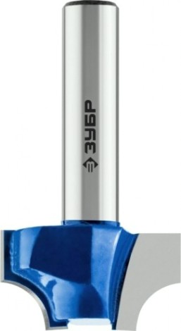 Фреза по дереву ЗУБР ПРОФЕССИОНАЛ 25.4x14мм, радиус 6.3мм, фасонная №1 [28740-25.4]