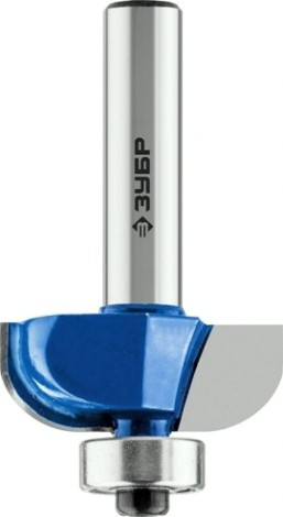 Фреза по дереву ЗУБР ПРОФЕССИОНАЛ 28,6x11мм, радиус 7.9мм, кромочная калевочная №2 [28702-28.6]