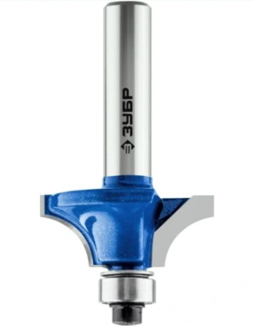 Фреза по дереву ЗУБР ПРОФЕССИОНАЛ 28,6x13мм, радиус 8мм, кромочная калевочная №1 [28700-28.6]