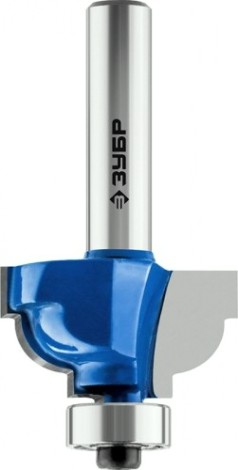 Фреза по дереву ЗУБР ПРОФЕССИОНАЛ 28,6x16мм, радиус 6.3мм, кромочная калевочная №7 [28708-28.6]