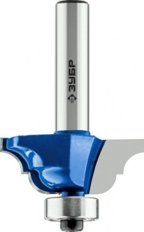 Фреза по дереву ЗУБР ПРОФЕССИОНАЛ 33,3x13мм, радиус 5мм, кромочная калевочная №4 [28705-33.3]