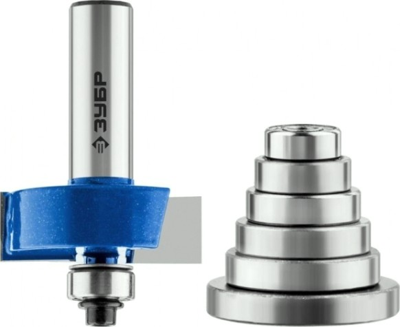 Фреза по дереву ЗУБР ПРОФЕССИОНАЛ 38.1x13мм, хвостовик 12мм, четвертная фальцевая с [28759-38.1-H6]