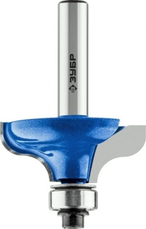 Фреза по дереву ЗУБР ПРОФЕССИОНАЛ 38.1x15мм, радиус 6.3мм, кромочная калевочная №8 [28710-38.1]