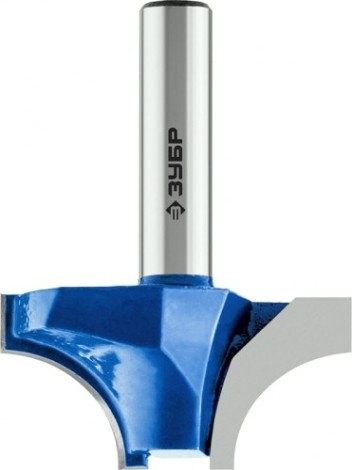 Фреза по дереву ЗУБР ПРОФЕССИОНАЛ 38.1x19мм, радиус 12.7мм, фасонная №1 [28740-38.1]