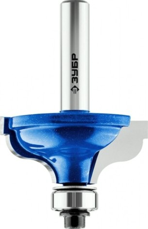 Фреза по дереву ЗУБР ПРОФЕССИОНАЛ 41,3x18мм, радиус 6.3мм, кромочная калевочная №5 [28706-41.3]