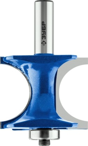 Фреза по дереву ЗУБР ПРОФЕССИОНАЛ 54x51мм, радиус 12.7мм, с подшипником [28722-54]