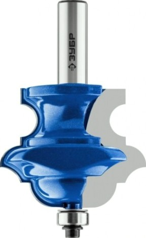 Фреза по дереву ЗУБР ПРОФЕССИОНАЛ 57x47,6мм, хвостовик 12мм, кромочная фигурная [28717-57]