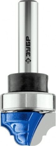 Фреза по дереву ЗУБР "Профессионал" пазовая фасонная с верхним подшипником D 22 мм [28747-22]