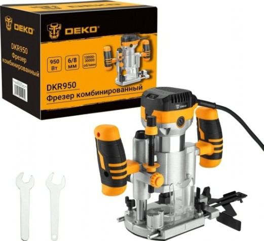 Фрезер сетевой DEKO DKR950 комбинированный, плавный пуск [063-4331]