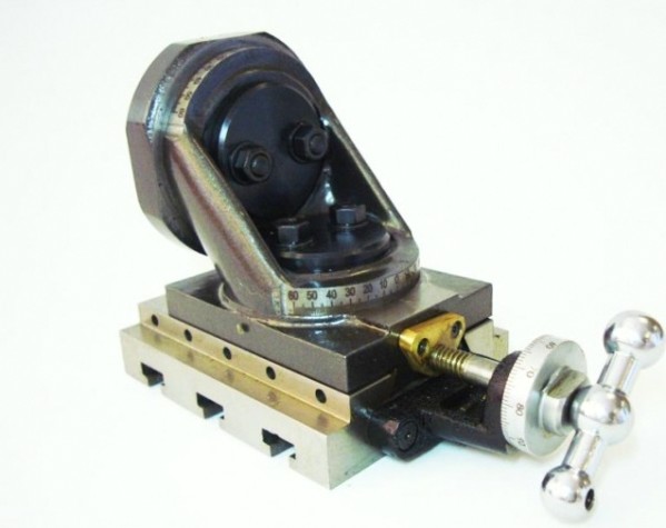 Фрезерное приспособление Visprom 0015 наклонное-поворотное, стол 100х125 мм