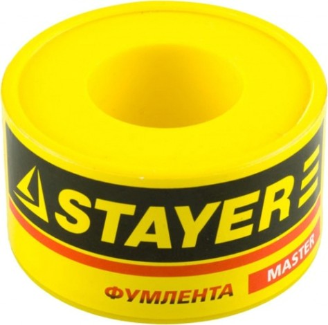 Фум лента STAYER MASTER плотность 0,40 г/см3, 0,075ммх25ммх10м [12360-25-040]