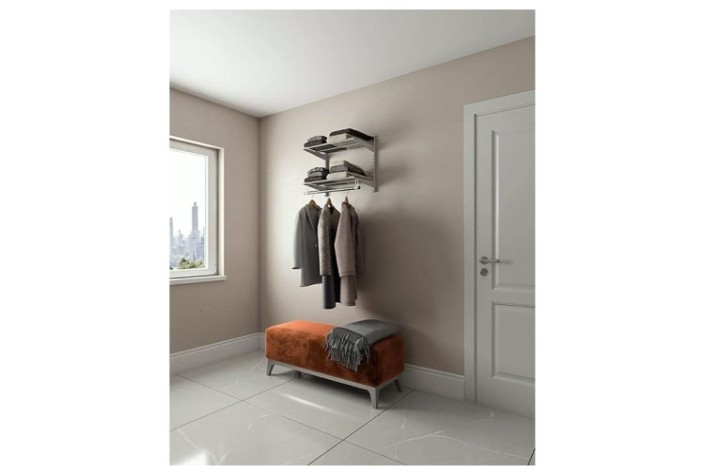 Гардеробная система ПРАКТИК HOME Basic G60 графит [S70299913515]