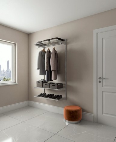 Гардеробная система ПРАКТИК HOME Basic G90 белая [S70199914501]