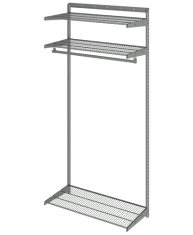 Гардеробная система ПРАКТИК HOME Basic G90 графит [S70299914515]