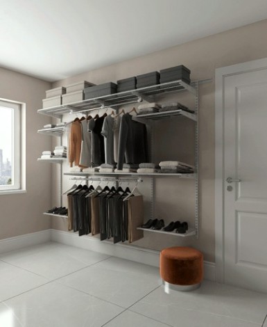 Гардеробная система ПРАКТИК HOME Max G180 белая [S70199918001]