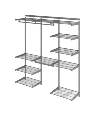 Гардеробная система ПРАКТИК HOME Max G180 графит [S70299918015]