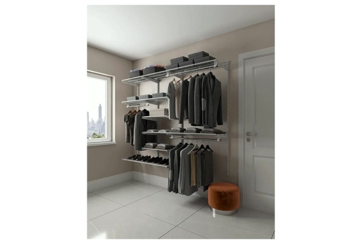 Гардеробная система ПРАКТИК HOME Max G210 белая [S70199919001]