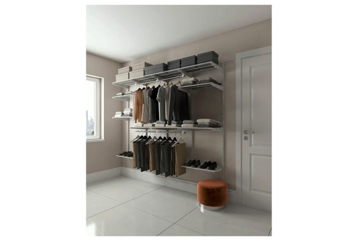 Гардеробная система ПРАКТИК HOME Max G240 белая [S70199919601]