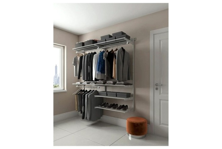 Гардеробная система ПРАКТИК HOME Optima G180 белая [S70199918501]