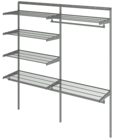 Гардеробная система ПРАКТИК HOME OptimaG180 графит [S70299918515]