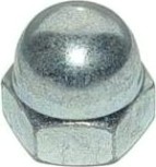 Гайка М 5 DIN1587 колпачковая из нержавеющей стали А2