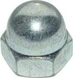 Гайка М 6 DIN1587 колпачковая из нержавеющей стали А2 [А2 1587 М6/100]