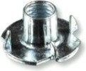 Гайка М 6 х 9 DIN1624 врезная оцинкованная [A2J000600030507]