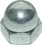 Гайка М 8 DIN1587 колпачковая из нержавеющей стали А2 [А2 1587 М8/100]