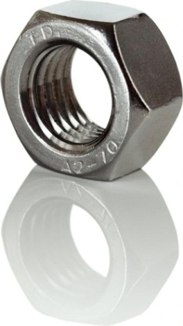 Гайка М10 DIN934 шестигранная из нержавеющей стали А2 [А2 934 М10/100]