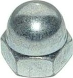 Гайка М16 DIN1587 колпачковая оцинкованная [A2D000160030507]