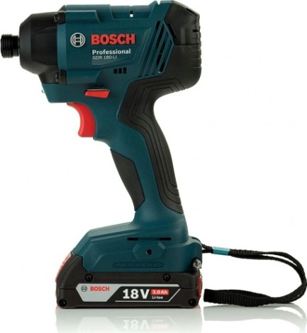 Гайковерт аккумуляторный BOSCH GDR 180 LI ударный [06019G5120] 2х3,0Ач, кейс