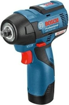 Гайковерт аккумуляторный BOSCH GDS 10.8/ 12V-115 ударный [06019E0103] 2х3,0Ач, кейс L-Boxx