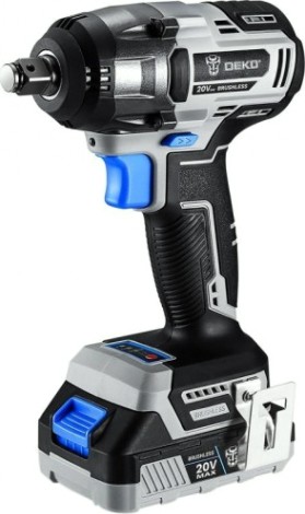 Гайковерт аккумуляторный DEKO DKIS20 1*2.0Ah бесщеточный 20в [063-4035]