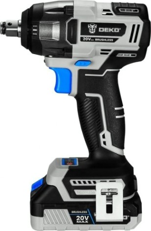 Гайковерт аккумуляторный DEKO DKIS20 1*2.0Ah бесщеточный 20в [063-4035]
