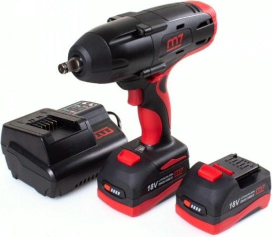 Гайковерт аккумуляторный MIGHTY SEVEN DW-18502 ударный 1/2", 1220 нм, 18в