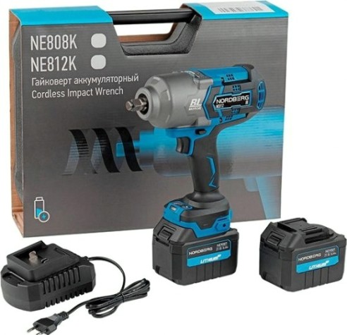 Гайковерт аккумуляторный NORDBERG NE812K [NE812K]